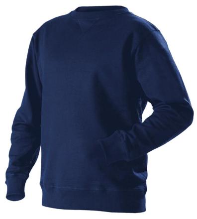 Sweatshirt Jersey Ronde Hals marineblauw